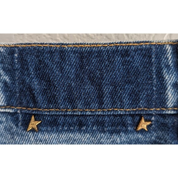 Golden Goose Deryn Cropped Flared Jeans Women's Size 30 Medium Wash Blue Denim - Picture 16 of 16